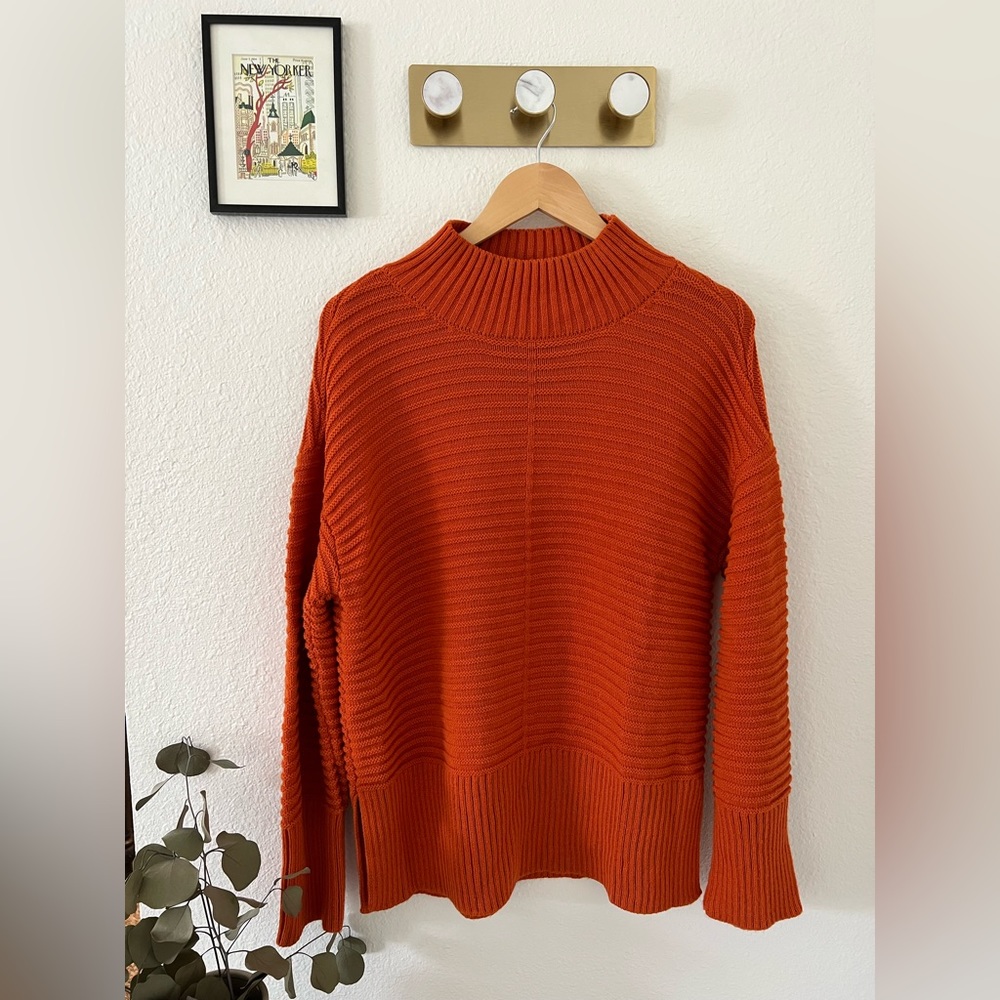 Top Shop Orange Sweater - Size: 4